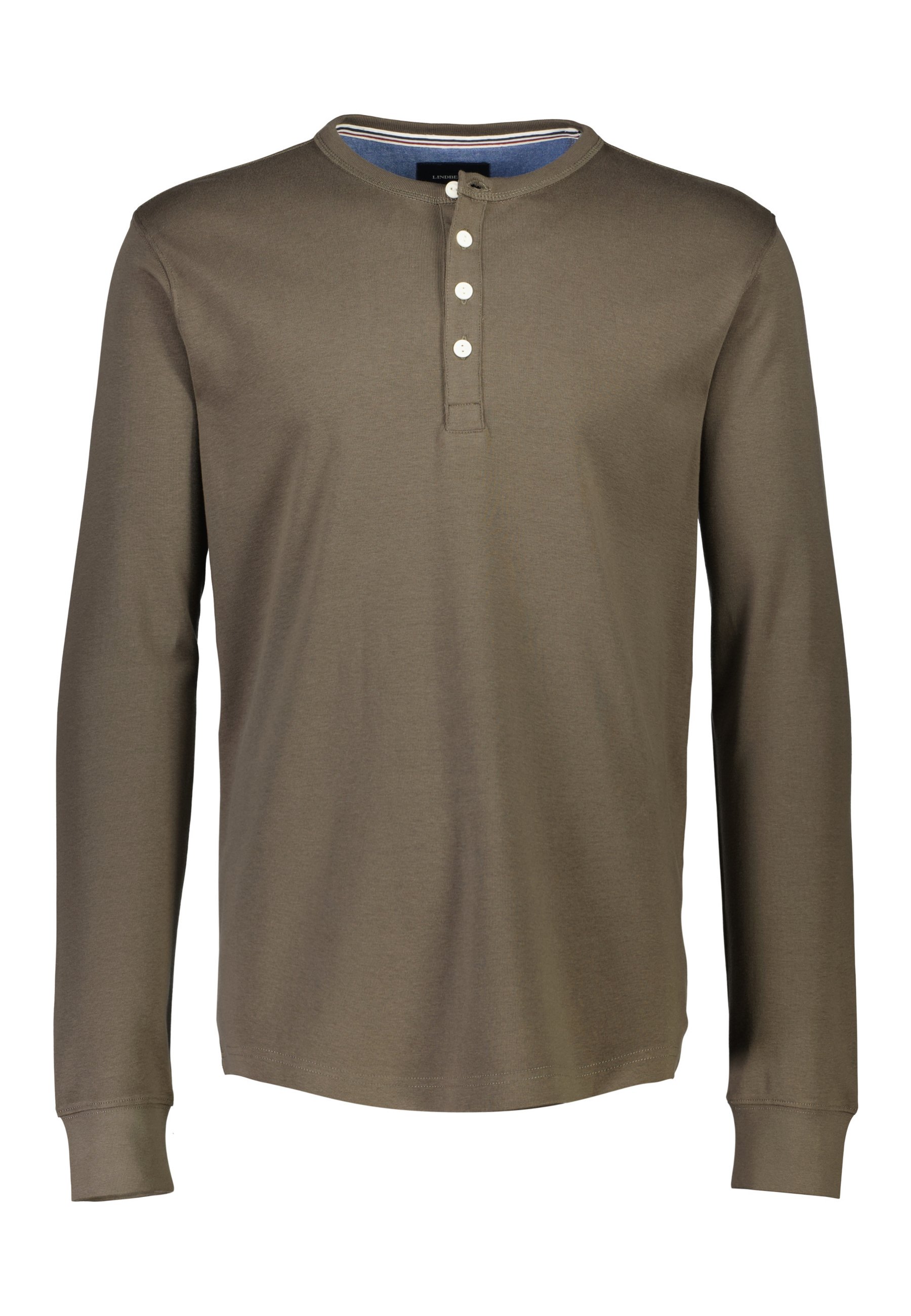Lindbergh SOLID GRANDDAD - Long sleeved top - deep army/green