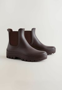 Unselected, chocolate brown