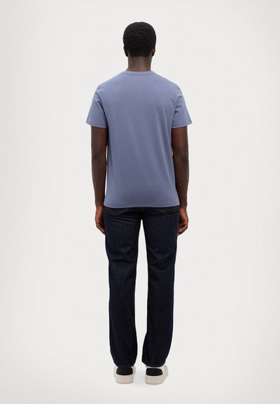 Filippa K STRETCH TEE - Lihtne T-särk - grey blue