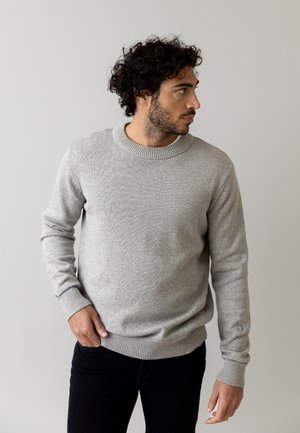 BARELLA CREW - Striktrøje - grey melange