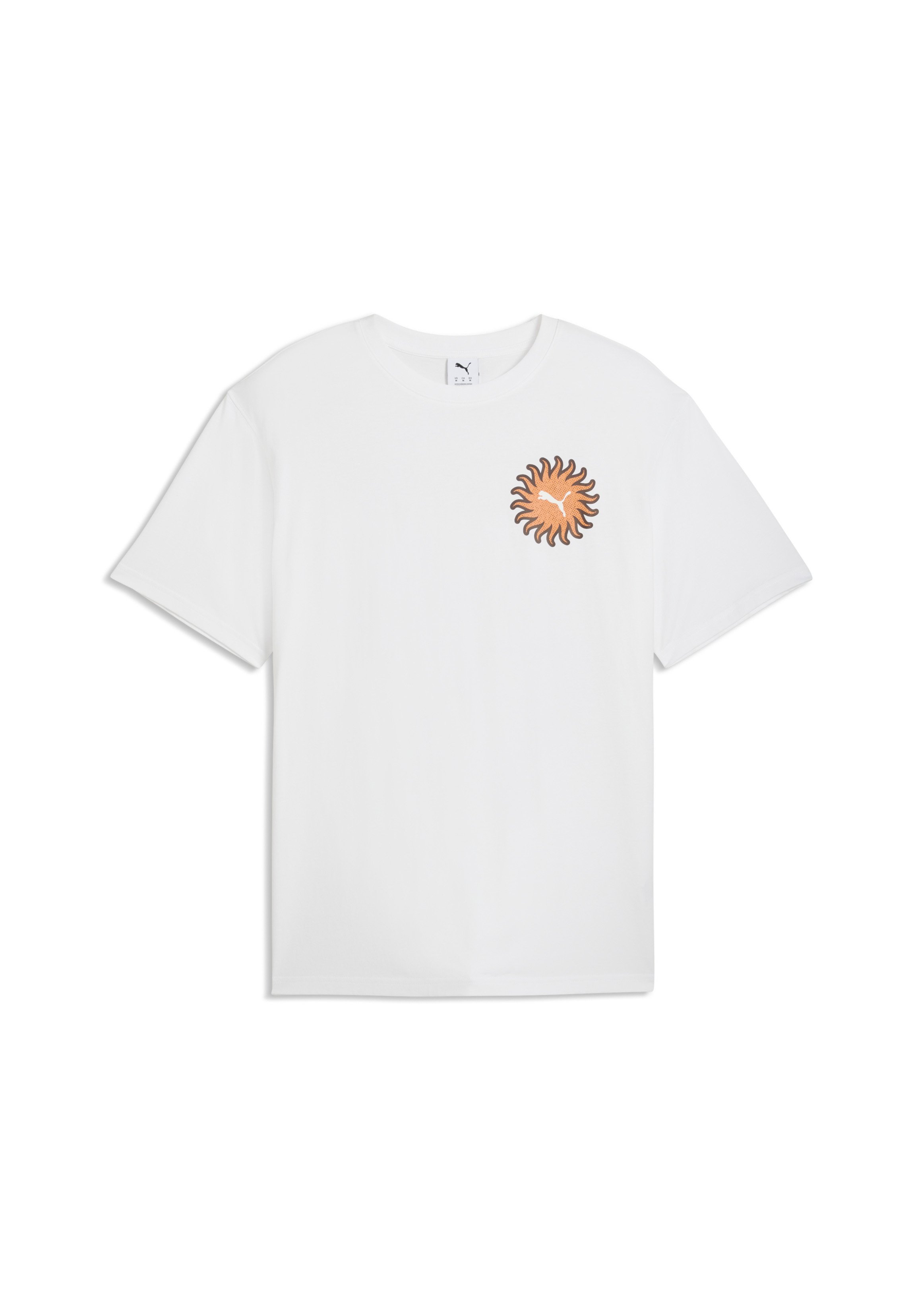 Puma SUNSET DRIVE RELAXED T-SHIRT - Triko s potiskem - white