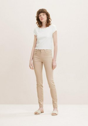 ALEXA - Slim fit jeans - messy beige