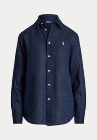 CLASSIC FIT LINEN SHIRT - Hemdbluse - newport navy