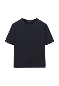 SHORT-SLEEVE WITH BACK SEAM DETAIL - T-shirts basic - dark blue