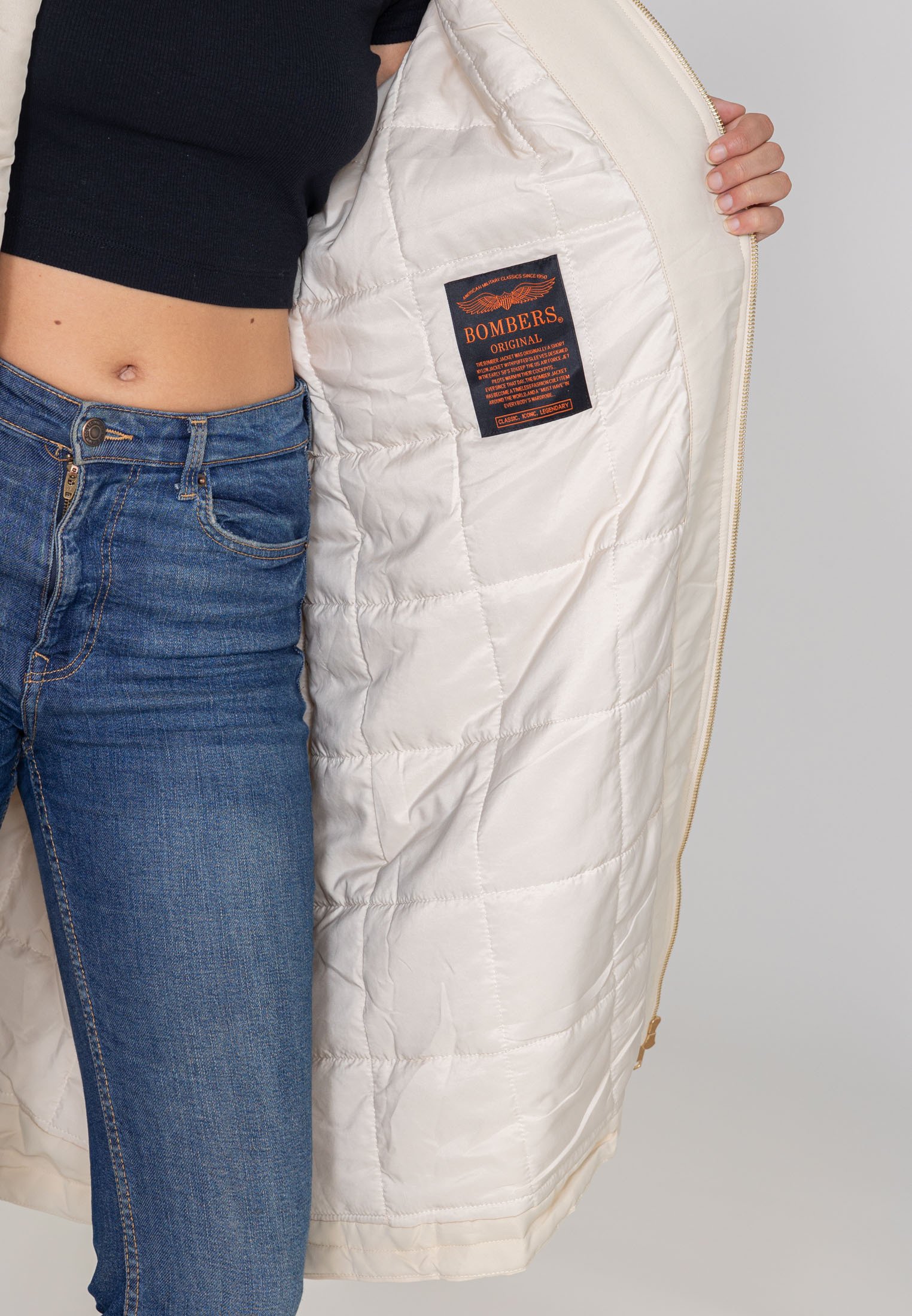 Bombers NAHA UNISEX - Winter coat - cream/beige - Zalando