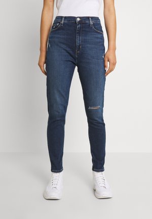 Jeans Skinny Fit - dark-blue denim