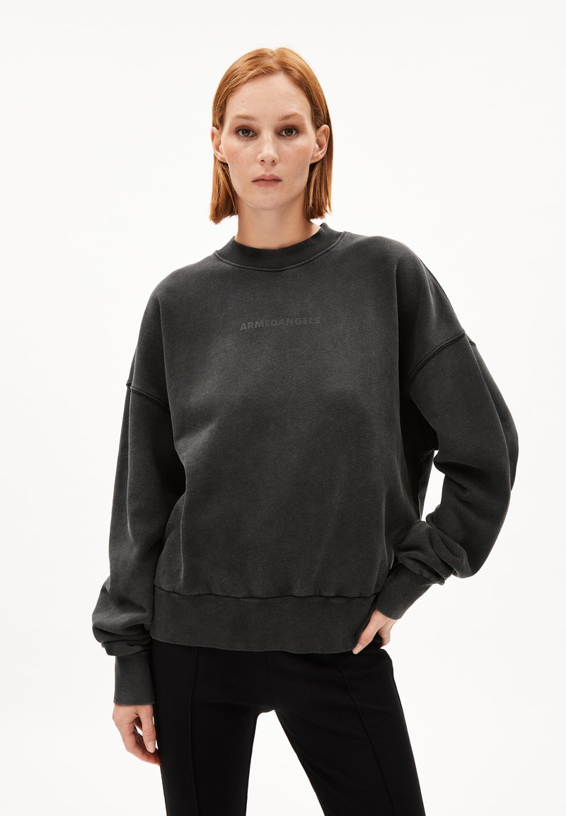 ARMEDANGELS ALIZAA GMT DYE - Sweater - black