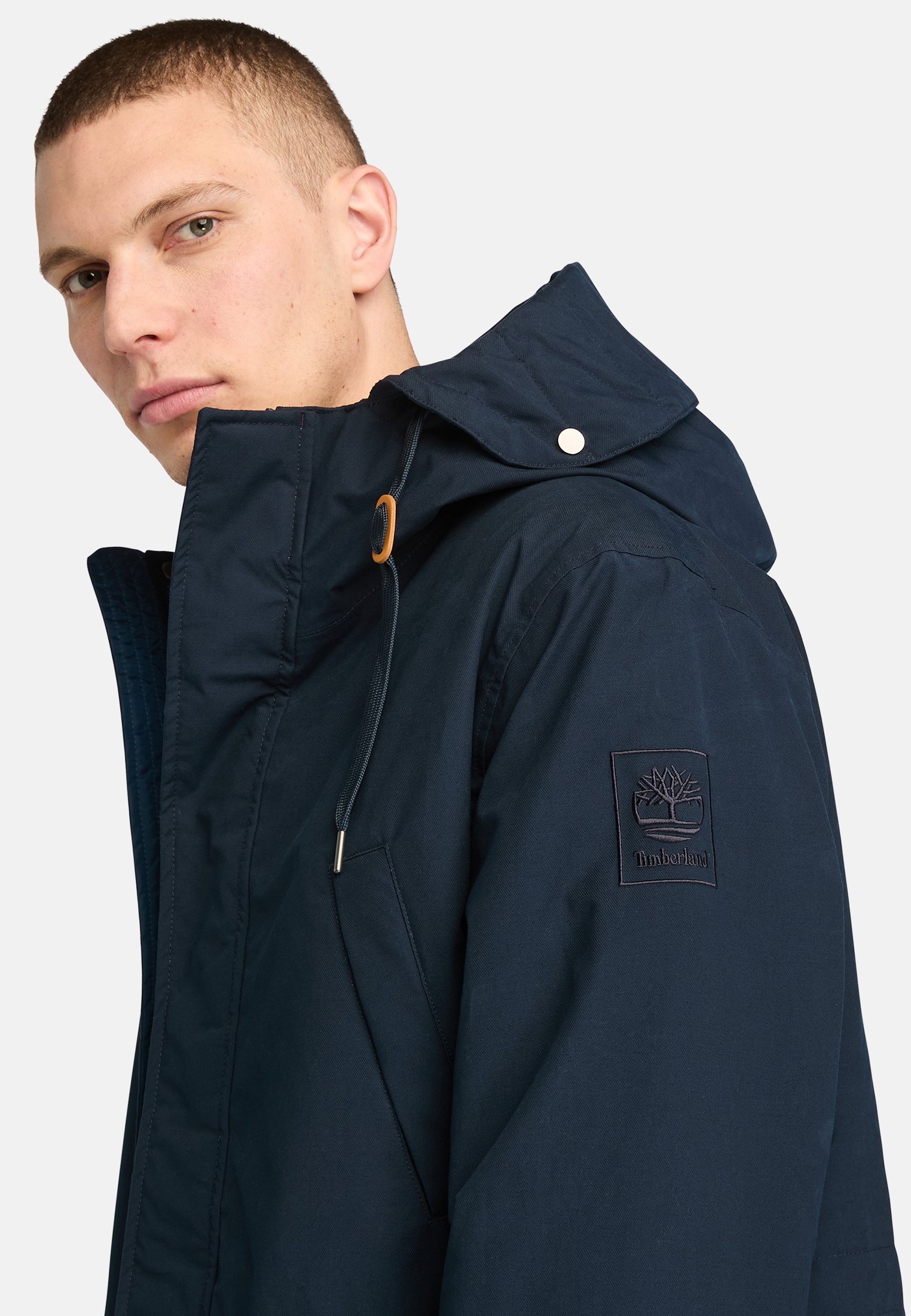 Timberland WATER RESISTANT FISHTAIL - Parka - dark sapphire/dark