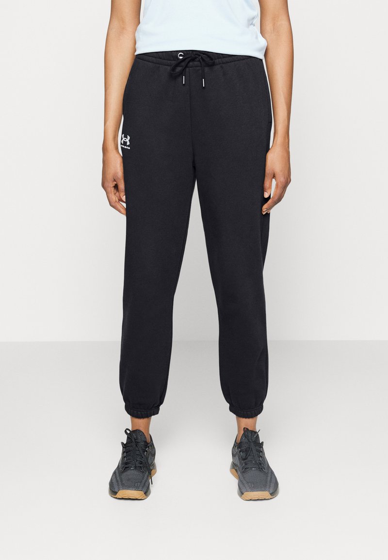 Under Armour - ESSENTIAL JOGGERS - Tréningruha alsók - black/white, Nagyítás