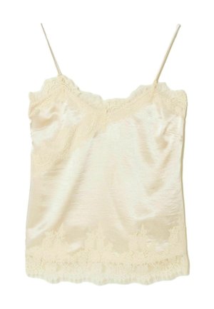 FatFace, LOGAN LACE TRIM CAMI - Top - ivory