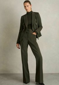 Reiss PRIYA HIGH-RISE FLARED - Pantalones - green