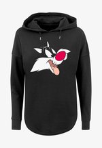 Looney Tunes - Felpa Con Cappuccio Bugs Bunny Graffiti Bianco E Nero Beige 402138 Looney Tunes - Felpa Con Cappuccio Bugs Bunny Graffiti Bianco E Nero Beige 402138