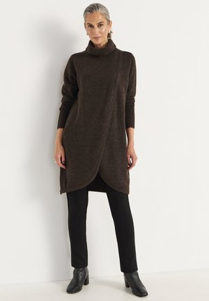 Cellbes of Sweden WITH WRAP DETAIL AT FRONT - Trui - brown melange