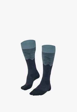 FALKE, SK4 ADVANCED SKIING KNIESTRÜMPFE - Kniestrümpfe - space blue