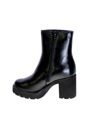 Stivaletti con plateau - nero
