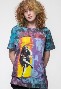 Paradiso Clothing GUNS N' ROSES USE YOUR ILLUSION DIP DYE WASH - Print T-shirt - blue