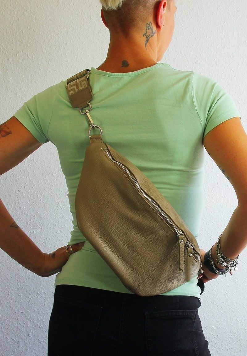 DrachenLeder TOSCANTO - Heuptas - taupe/beige