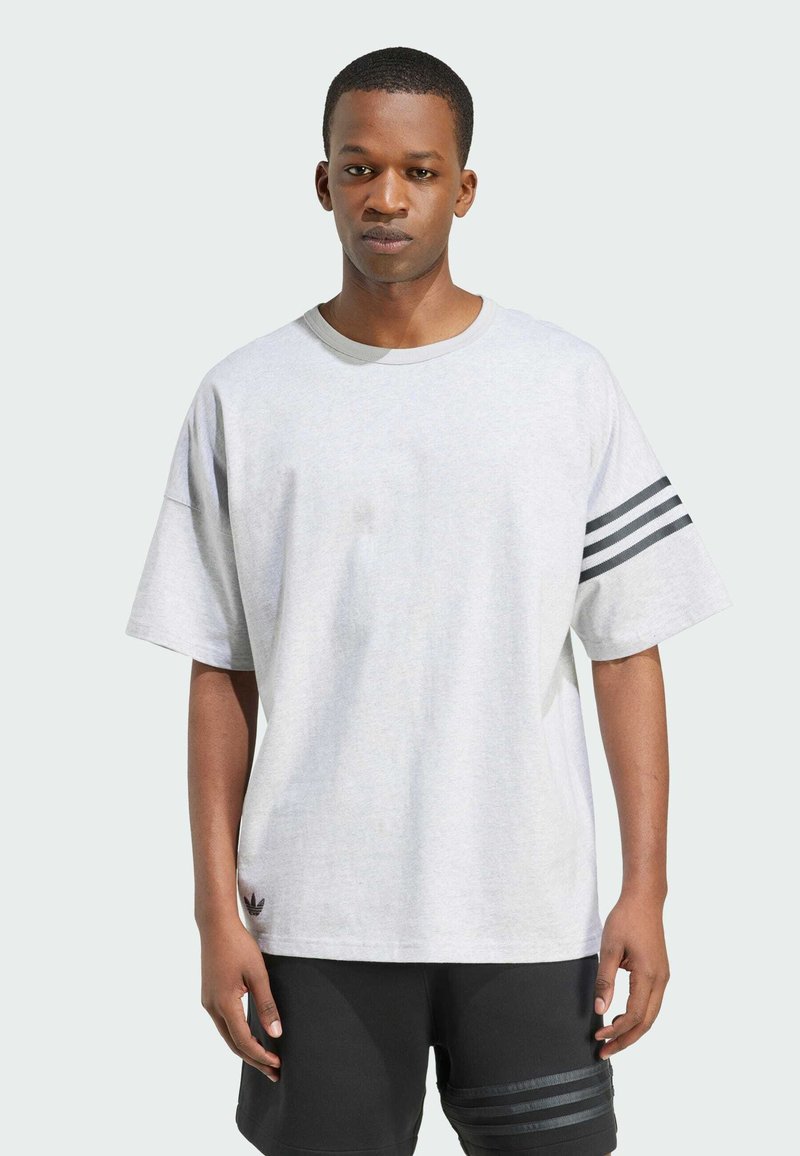 adidas Originals NEU - Tričko s potlačou - light grey heather