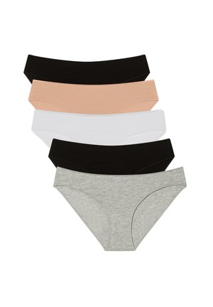 5 PACK - Slip - 2x Black, 1x White, 1x Light Grey, 1x Nude
