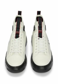 HUGO URIAN - Lace-up ankle boots - light grey three