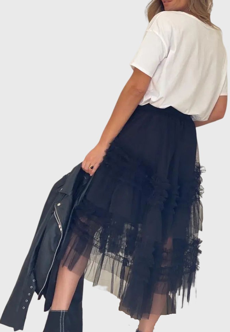 Jupe Et Top En Soie SUSPECT Made In Italy - Taille XL - Occasion Très Bon état