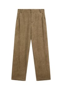 FLOWING HIGH-WAIST BARREL FIT - Kalhoty - olive