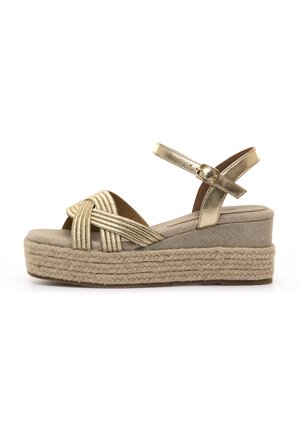 Maria Mare, SANDALIAS DE CUÑA 68706 - Alpargatas - oro