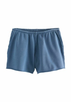 REGULAR FIT RAW HEM DETAIL WASHED - Tepláky - indigo blue