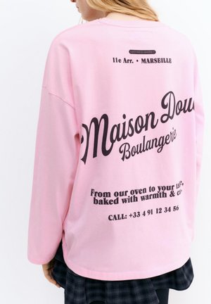 PULL&BEAR Hosszú ujjú felső - pink