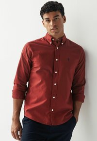 Next LONG SLEEVE OXFORD REGULAR FIT - Majica - burgundy red