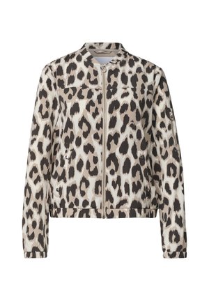 Street One, BLOUSON MIT ZIPPER UND PRINT - Bomberjacke - vanilla sand