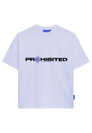 PROHIBITED Print T-shirt - purple
