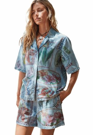 TALL FIT  - Shirt - postcard print