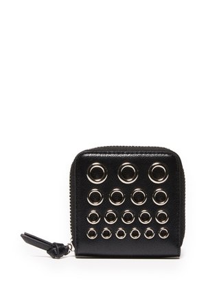 Sisley, BLACK SMALL COIN PURSE WITH EYELETS - Portefeuille - black