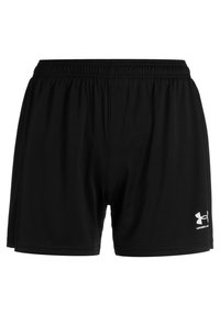 Under Armour - CHALLENGER SHORT - Urheilushortsit - black white Pienoiskuva 1