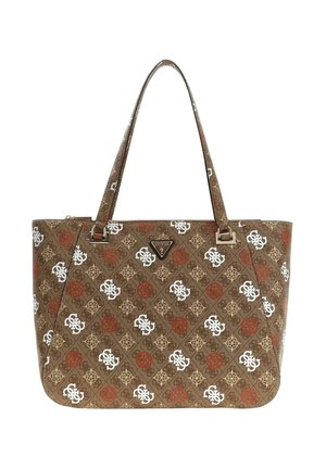 ELIETTE LOGO TRAVEL  - Cabas - latte logo   ginger