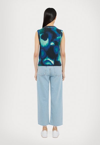PS Paul Smith SLEVELESS V NECK - Topper - blue