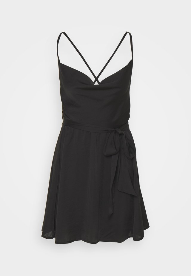 GOOD COMPANY SLIP - Vapaa-ajan mekko - black