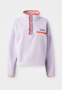 HELVETI CROPPED HALF SNAP  - Sweat polaire - lavender/shale purple/zing