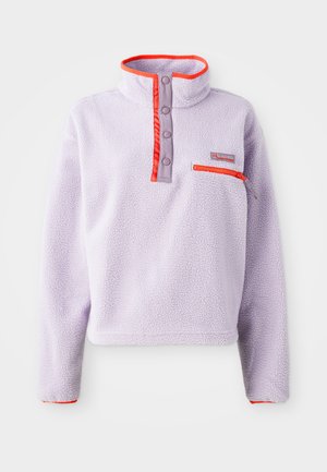 Columbia HELVETIA™ II CROPPED HALF SNAP  - Pulover din fleece - lavender/shale purple/zing