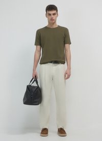 Calliope GIROCOLLO TINTA UNITA - T-shirt basic - verde militare