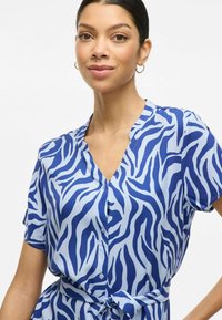 VILA KURZ - Abito a camicia - mazarine blue