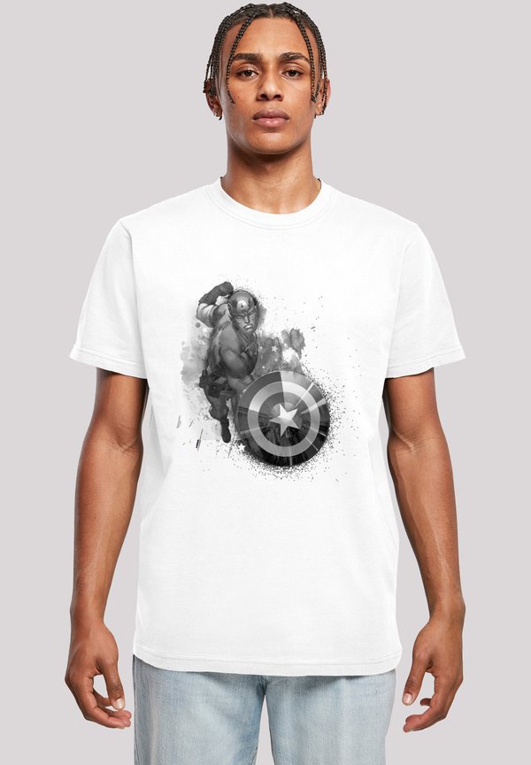 MARVEL AVENGERS CAPTAIN AMERICA MONOTONE - T-Shirt print