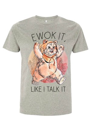 STAR WARS CLASSIC EWOK IT - T-Shirt print - melange grey
