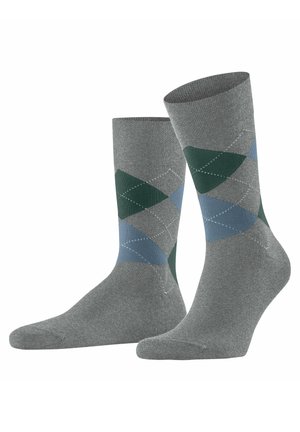 FALKE SENSITIVE ARGYLE - Socks - light greymel