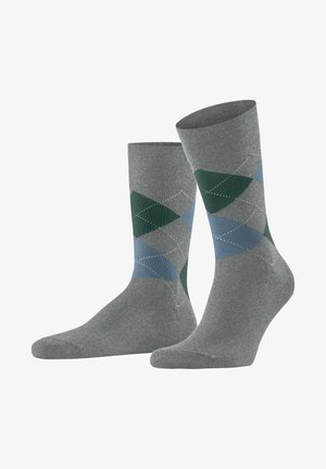 FALKE SENSITIVE ARGYLE - Socks - light greymel