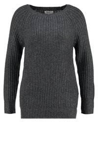 Zalando Essentials Stickad tröja - mottled dark grey