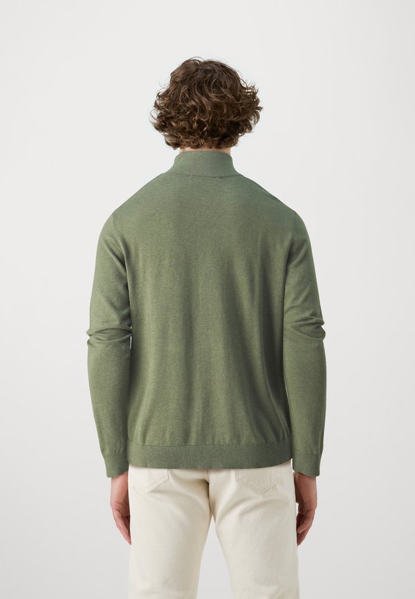 SLHBERG HALF ZIP NOOS - Jumper - khaki2