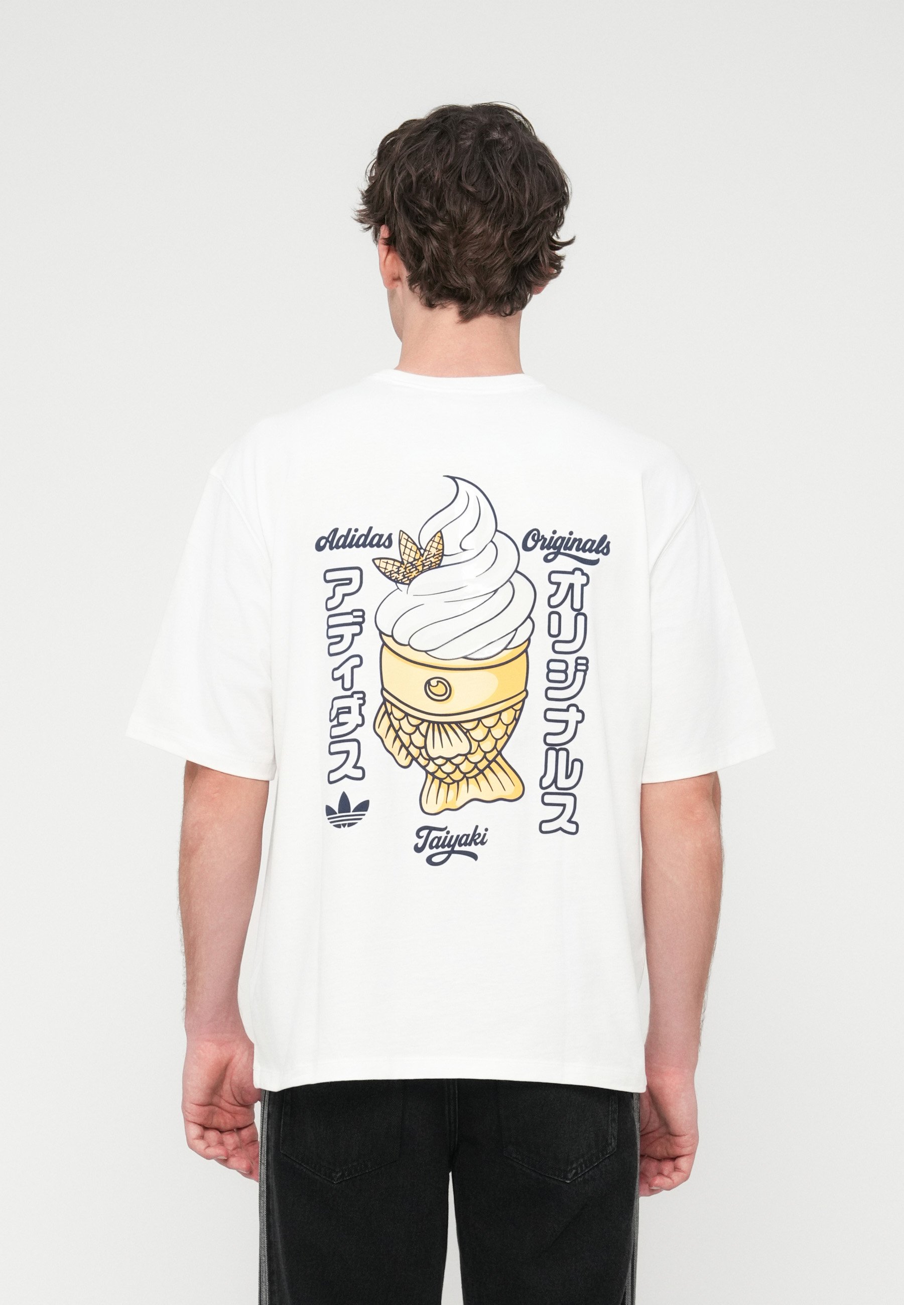 adidas Originals TAIYAKI TEE UNISEX - T-shirt imprimé - white