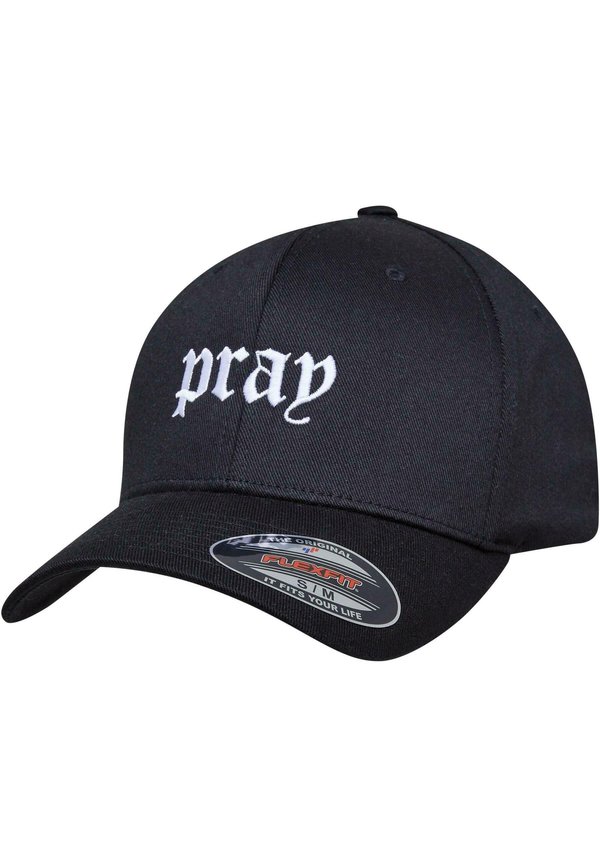 UNISEX PRAY FLEXFIT WOOLY COMBED - Cap - blk blk